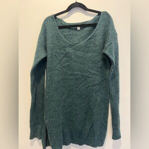 B.P Nordstrom green sweater with zipper